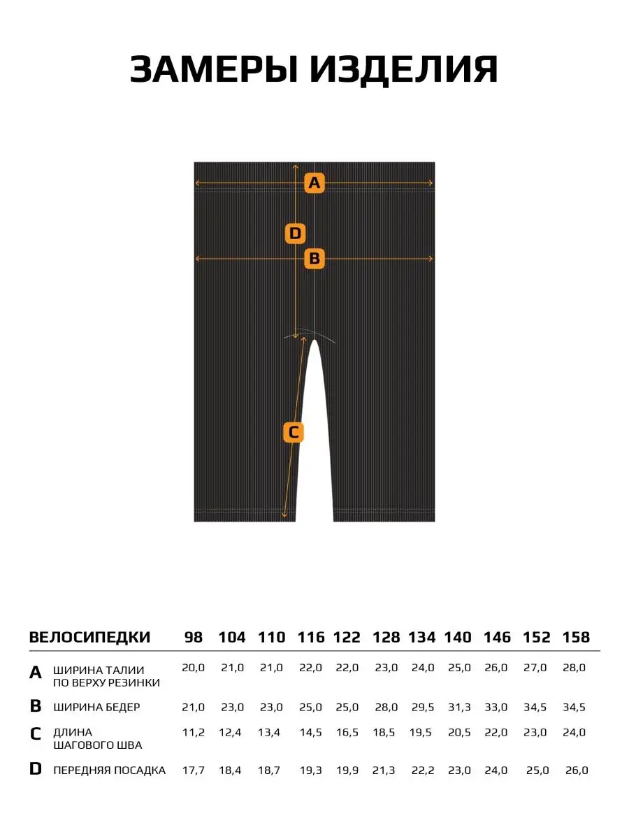 Велосипедки спортивные трикотажные в рубчик