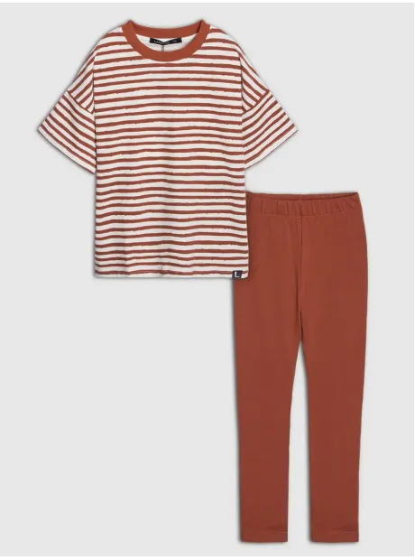 Костюм для девочки, футболка и лосины