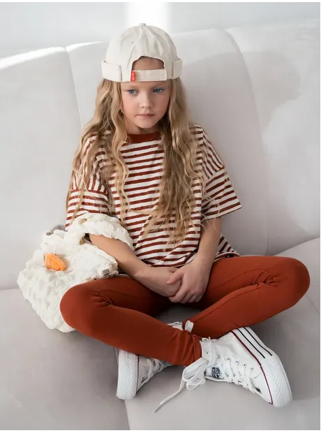 Костюм для девочки, футболка и лосины