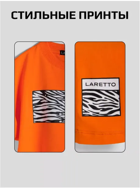 Костюм для девочки, футболка оверсайз с леггинсами