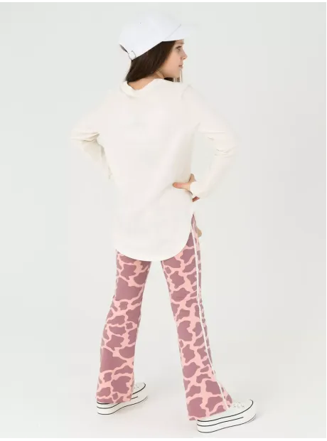 Костюм детский трикотажный лонгслив и брюки клеш