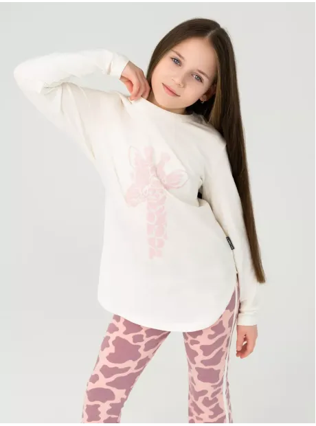 Костюм детский трикотажный лонгслив и брюки клеш