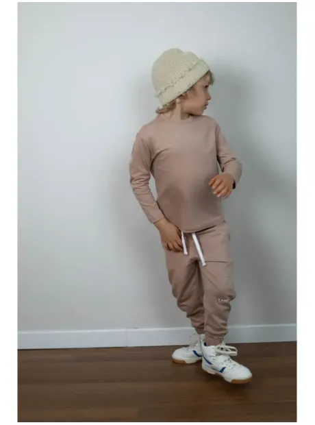 Костюм трикотажный спортивный для детей, лонгслив и брюки