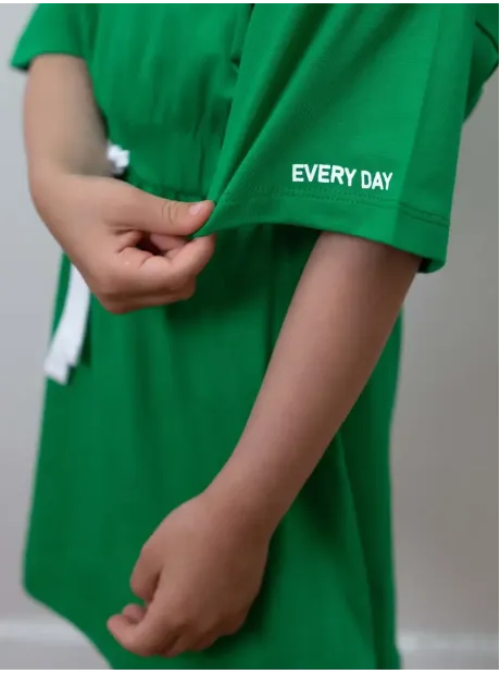 Платье в сад спортивное на завязках детское