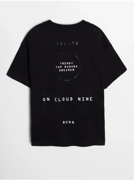 Футболка черного цвета для мальчика