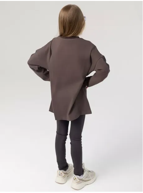 Коричневый спортивный костюм детский