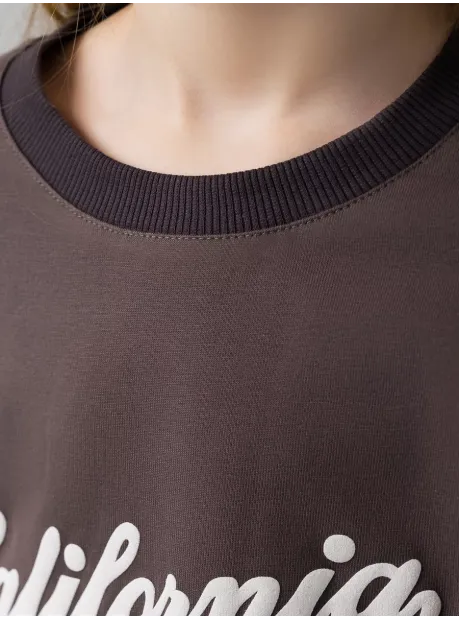 Коричневый спортивный костюм детский