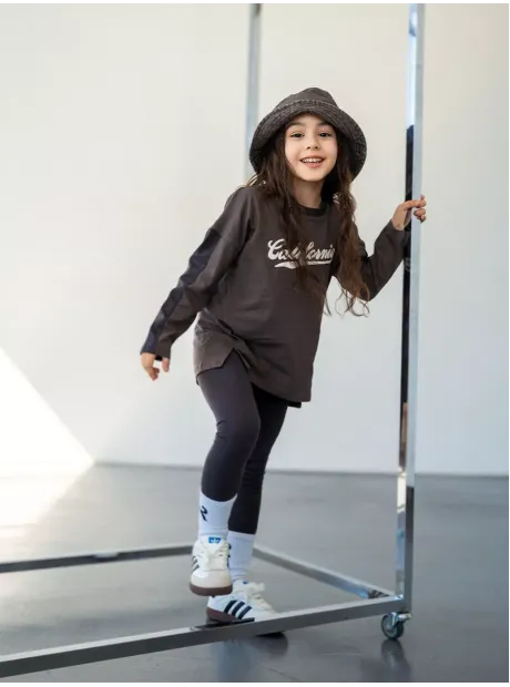 Коричневый спортивный костюм детский