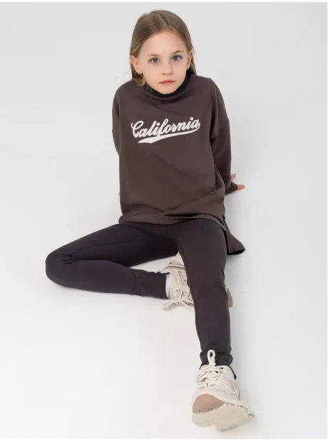 Коричневый спортивный костюм детский