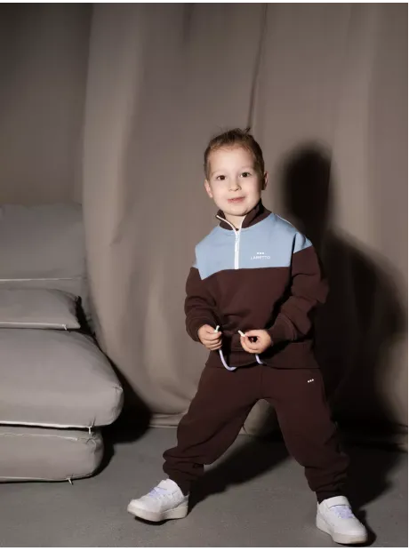 Теплый костюм для мальчика, толстовка и брюки