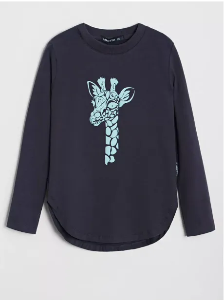 Спортивный костюм для девочек с жирафом