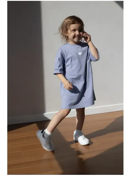 Платье футболка детская трикотажное оверсайз