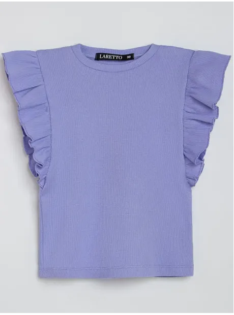 Костюм трикотажный летний юбка и топ в рубчик