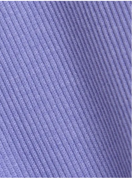 Футболка однотонная в рубчик базовая