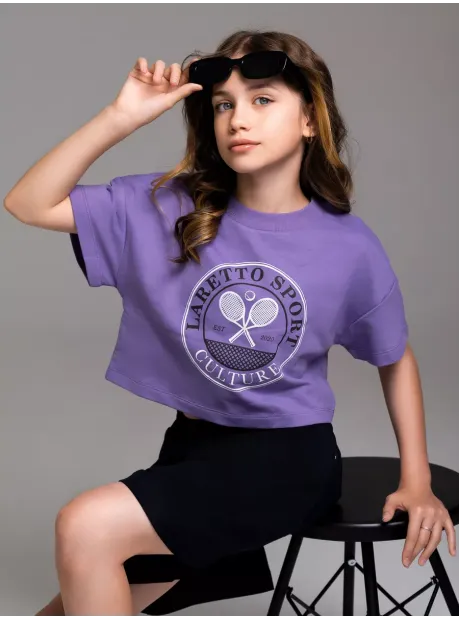 Костюм для девочки, футболка и шорты