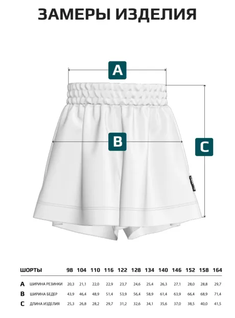 Шорты юбка спортивные детские в сад
