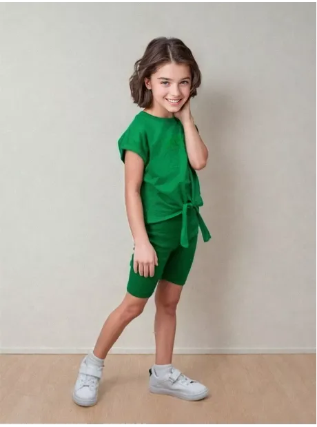 Спортивный костюм для девочки летний топ и шорты