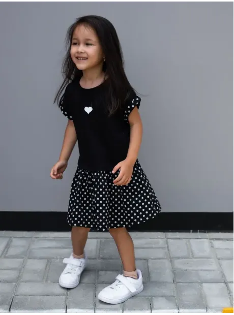 Платье оверсайз в сад с коротким рукавом