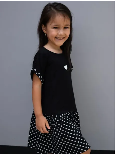 Платье оверсайз в сад с коротким рукавом