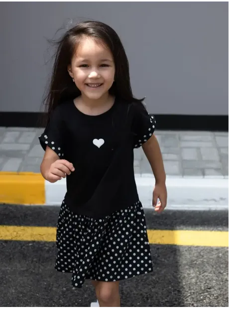 Платье оверсайз в сад с коротким рукавом