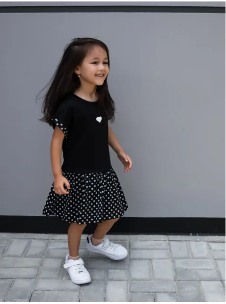 Платье оверсайз в сад с коротким рукавом