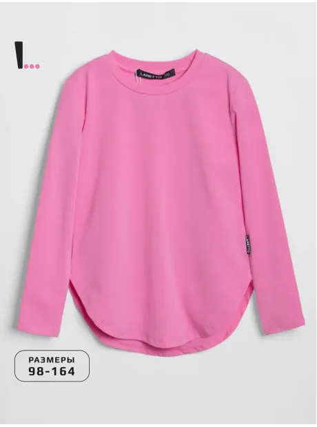 Розовый лонгслив для девочки