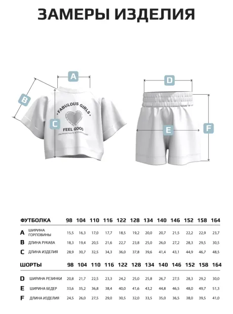 Костюм детский футболка и шорты в сад