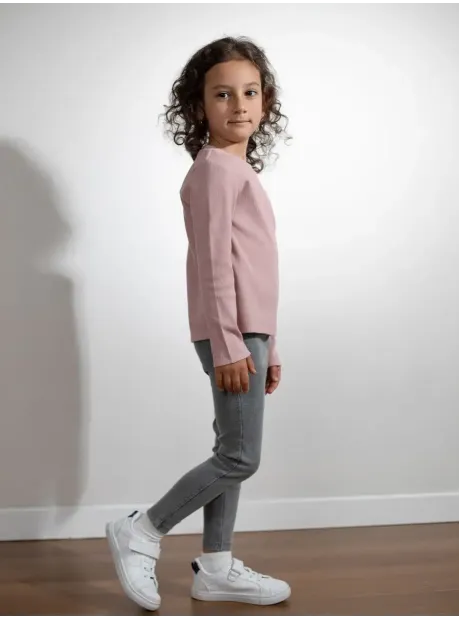 Лонгслив детский кофта в рубчик хлопок