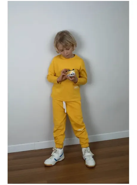 Костюм трикотажный спортивный для детей, лонгслив и брюки