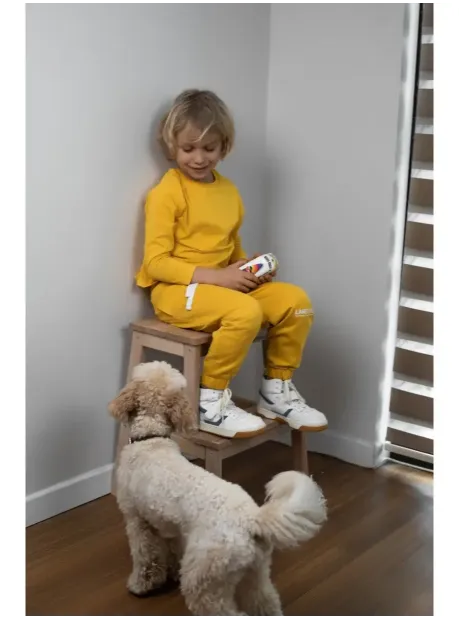 Костюм трикотажный спортивный для детей, лонгслив и брюки