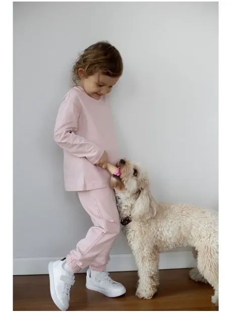 Костюм трикотажный спортивный для детей, лонгслив и брюки