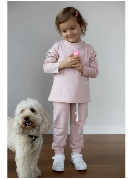 Костюм трикотажный спортивный для детей, лонгслив и брюки