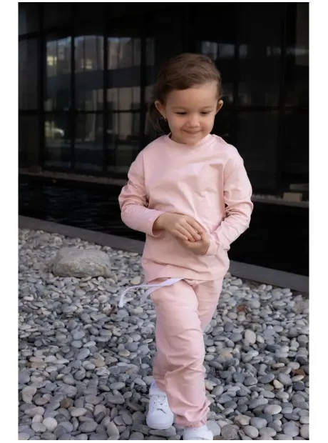 Костюм трикотажный спортивный для детей, лонгслив и брюки