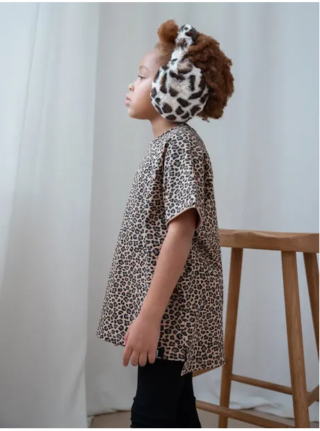 Футболка леопардовая для девочки