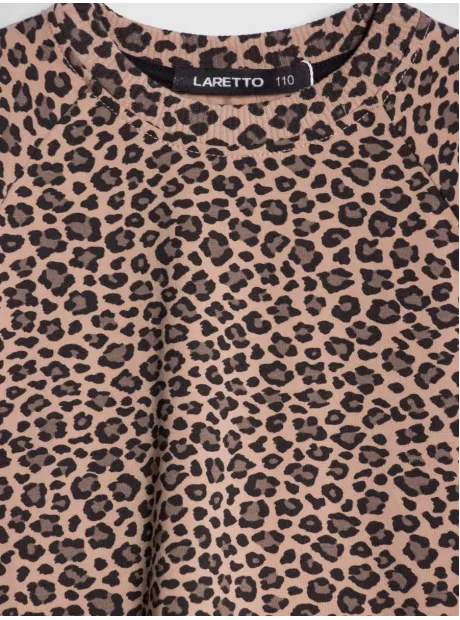 Футболка леопардовая для девочки