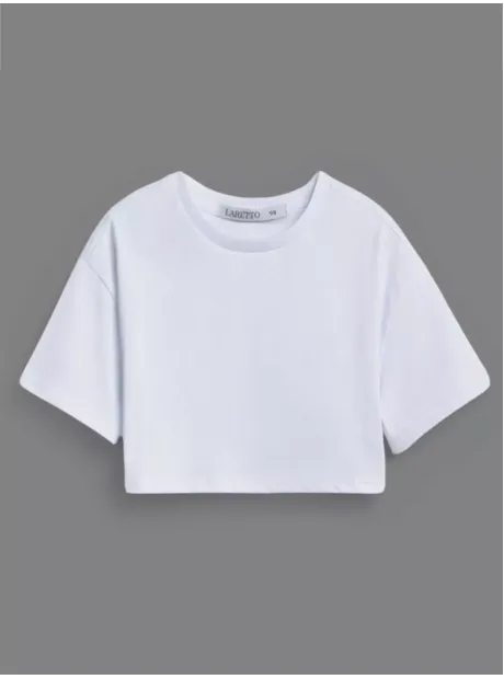 Футболка оверсайз укороченная базовая