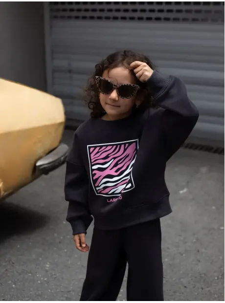 Костюм спортивный для девочек, свитшот и брюки