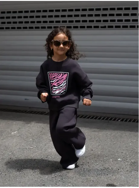 Костюм спортивный для девочек, свитшот и брюки