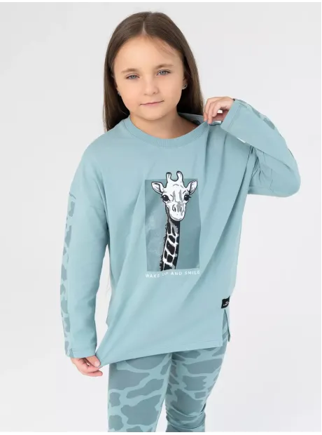 Костюм для девочки, лонгслив и легинсы