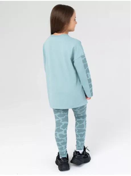 Костюм для девочки, лонгслив и легинсы