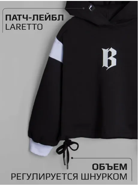 Черный костюм для девочки