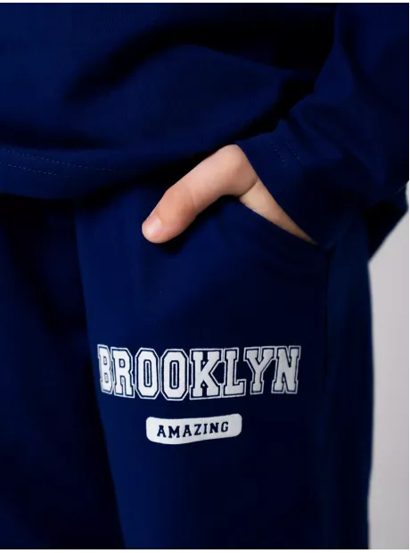 Синий костюм для мальчика в садик