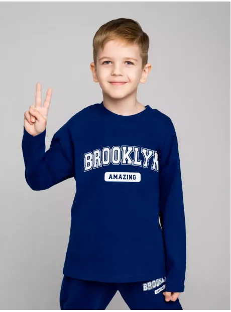 Синий костюм для мальчика в садик