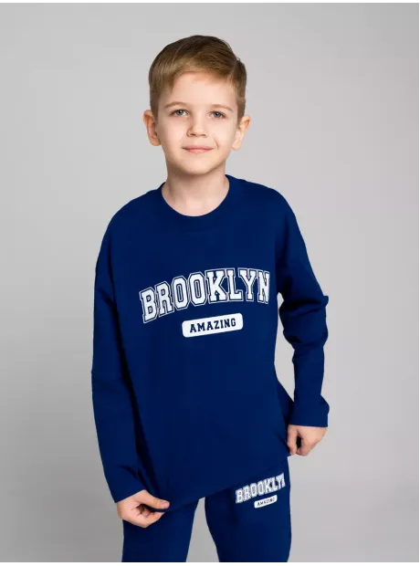 Синий костюм для мальчика в садик