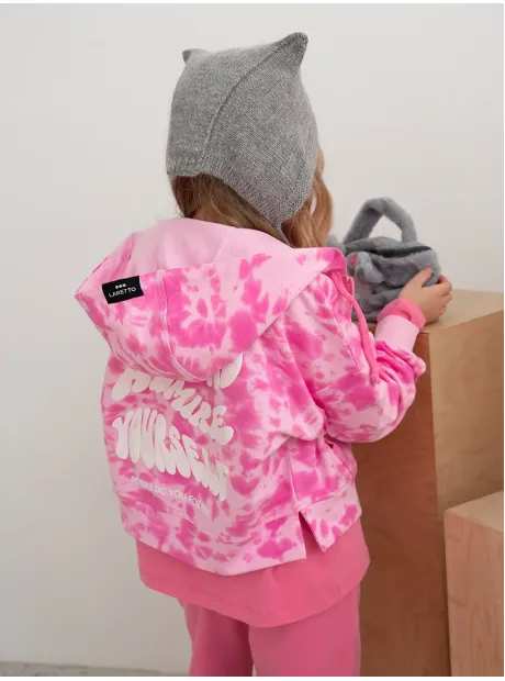 Розовый спортивный костюм варенка для девочки