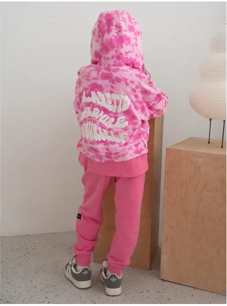 Розовый спортивный костюм варенка для девочки