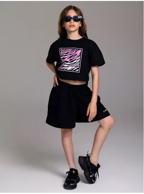 Костюм для девочки, футболка и шорты