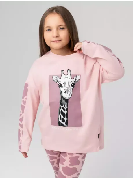 Костюм для девочки, лонгслив и легинсы