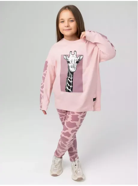 Костюм для девочки, лонгслив и легинсы