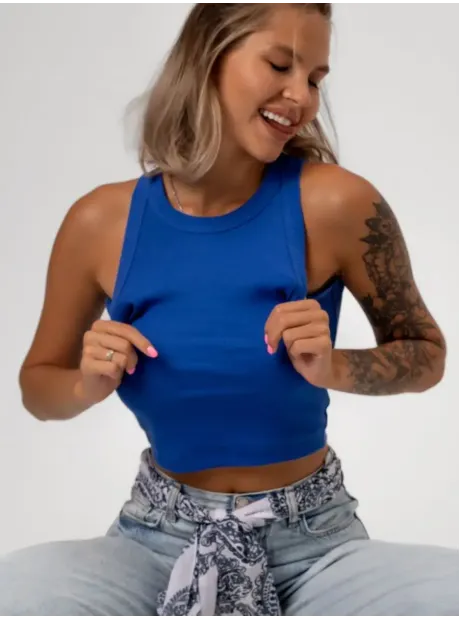 Спортивный кроп топ укороченный под пиджак